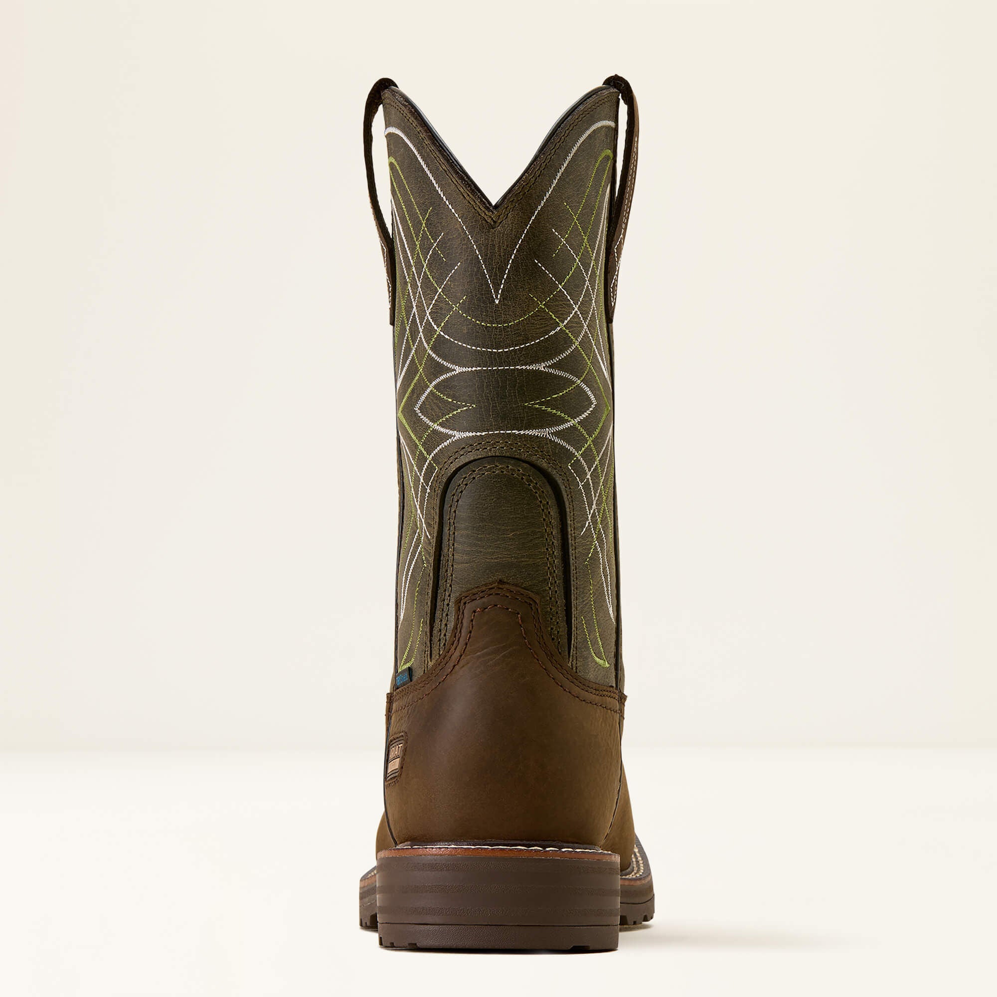Activator Waterproof Work Boot Men - DARK BROWN/GREEN