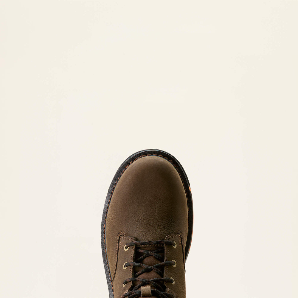 Big Rig 8" Waterproof Composite Toe Work Boot Men - IRON COFFEE