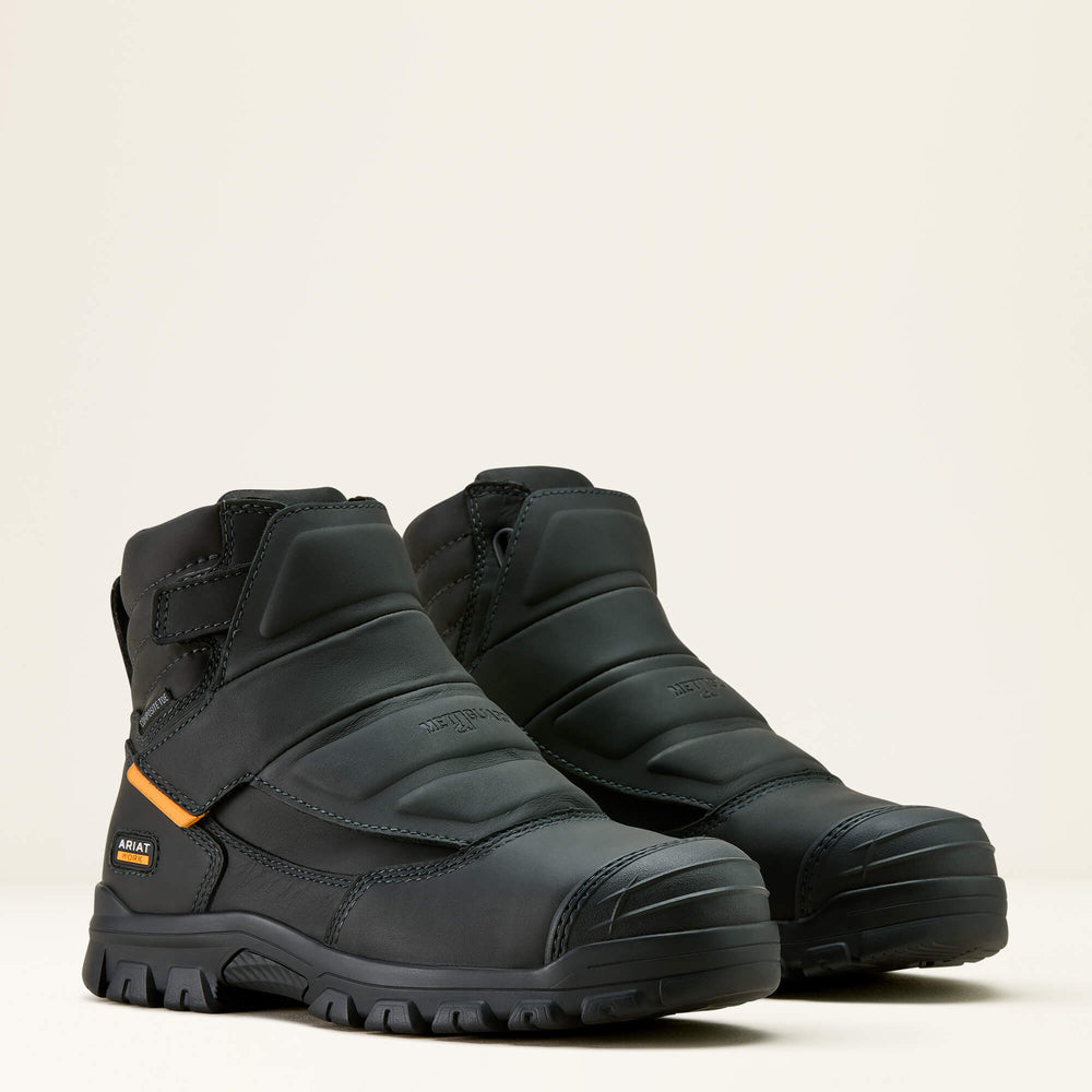 Treadfast Temper 6" CSA Waterproof Metguard Composite Toe Work Boot Men - BLACK