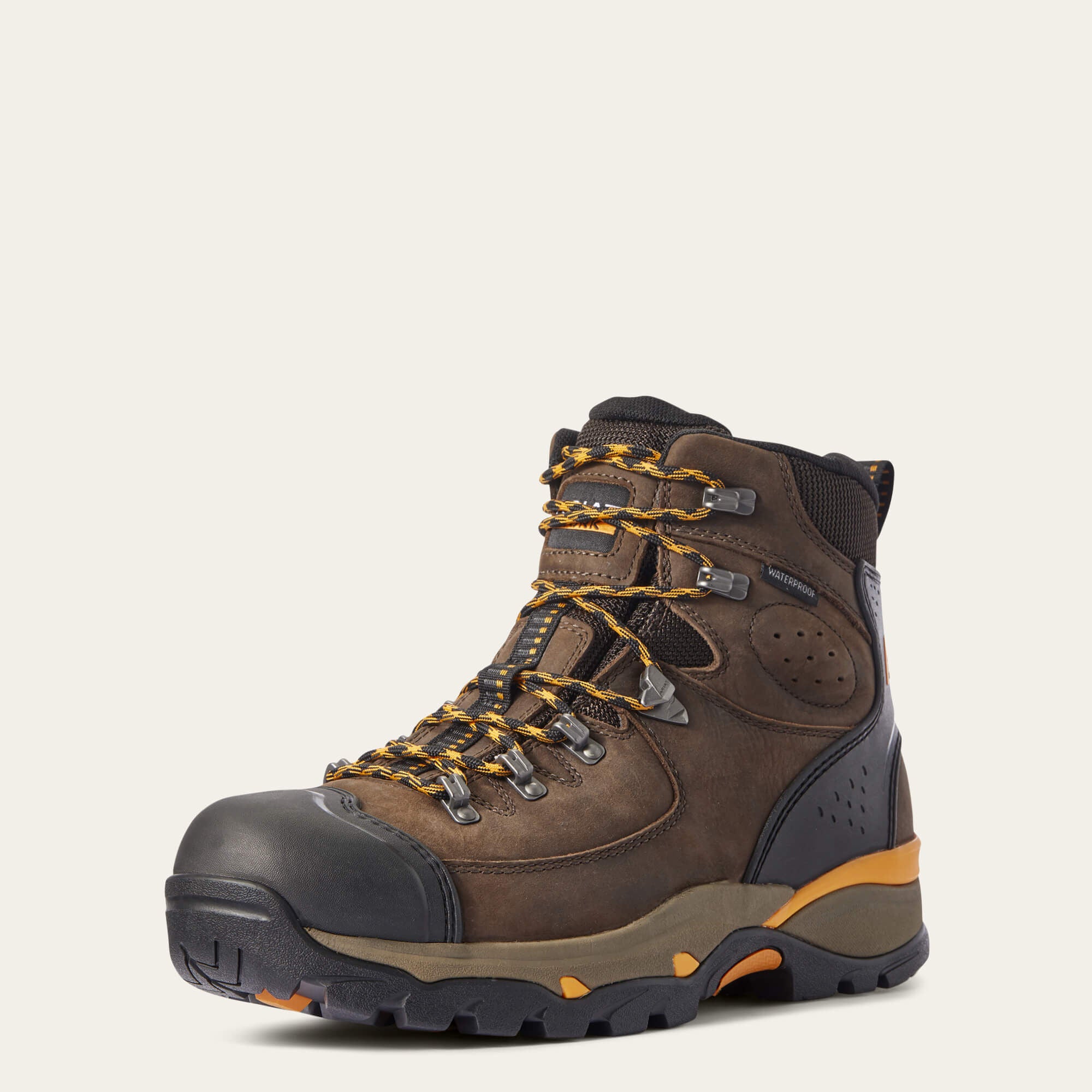 Endeavor 6" Waterproof Work Boot Men - CHOCOLATE BROWN