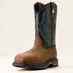WorkHog CSA Waterproof Composite Toe Work Boot Men - TUMBLED BARK/TWILIGHT
