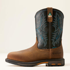 WorkHog CSA Waterproof Composite Toe Work Boot Men - TUMBLED BARK/TWILIGHT