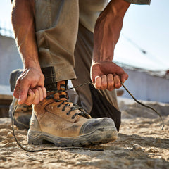 Turbo Duratread XTR 6" Waterproof Carbon Toe Work Boot Men - NATURAL BROWN