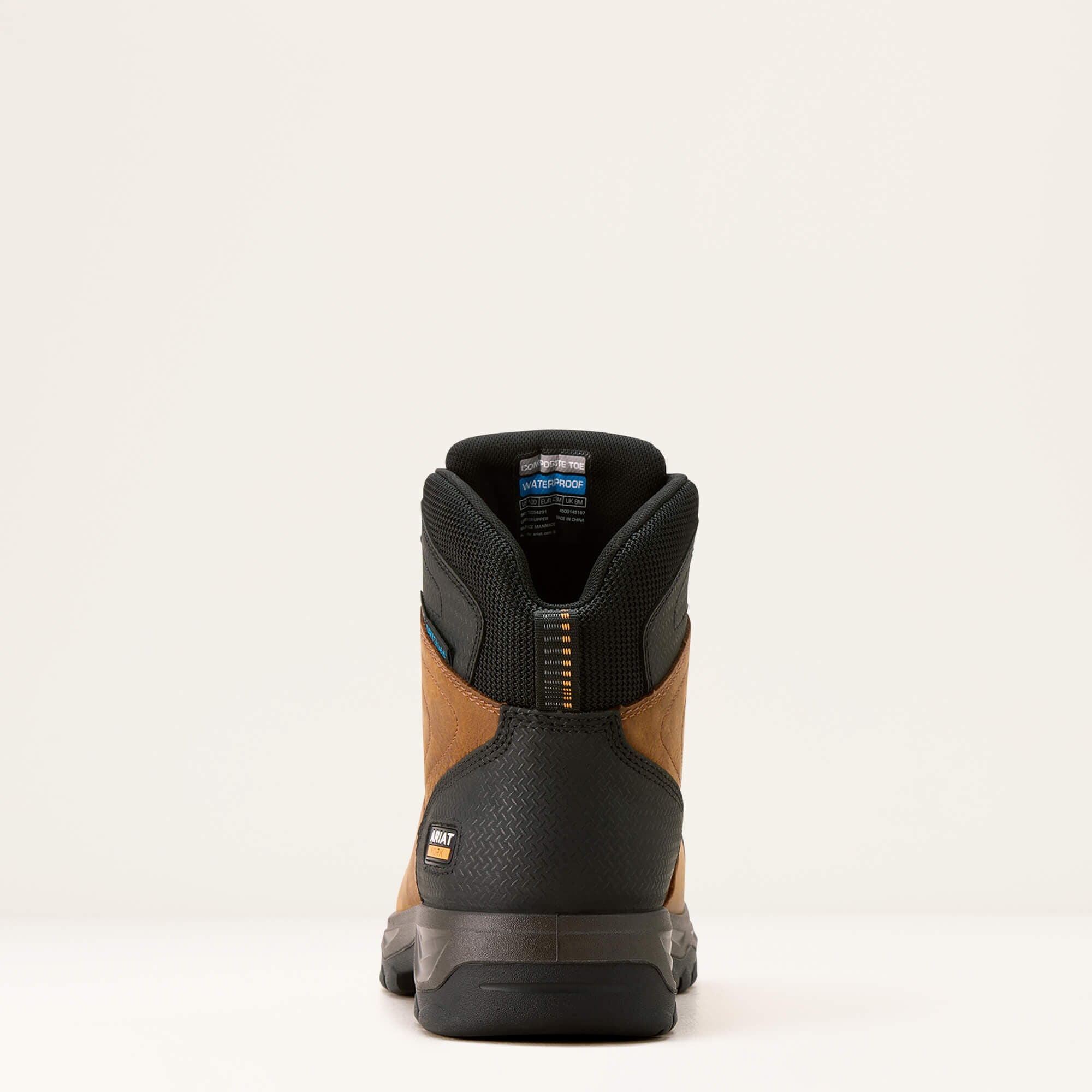 Turbo Duratread XTR 6" Waterproof Carbon Toe Work Boot Men - NATURAL BROWN