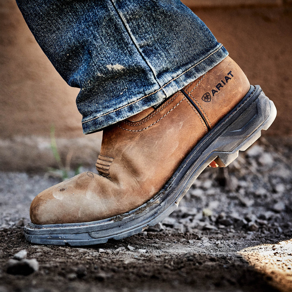WorkHog XT Waterproof Carbon Toe Work Boot Men - DISTRESSED BROWN