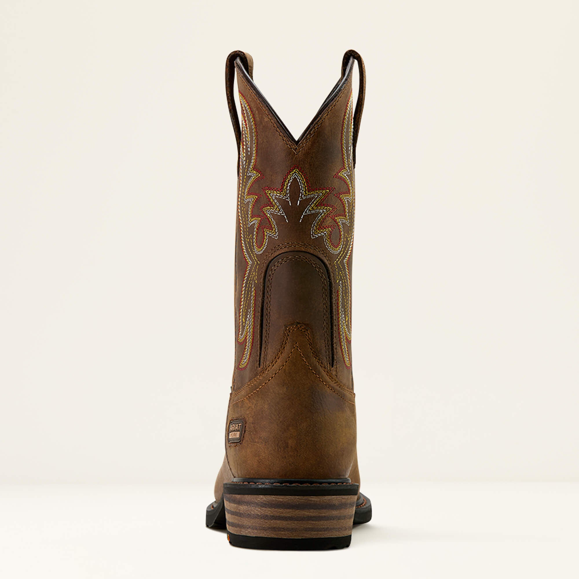 Ironside Square Toe Steel Toe Work Boot Men - RYE BROWN/TAN