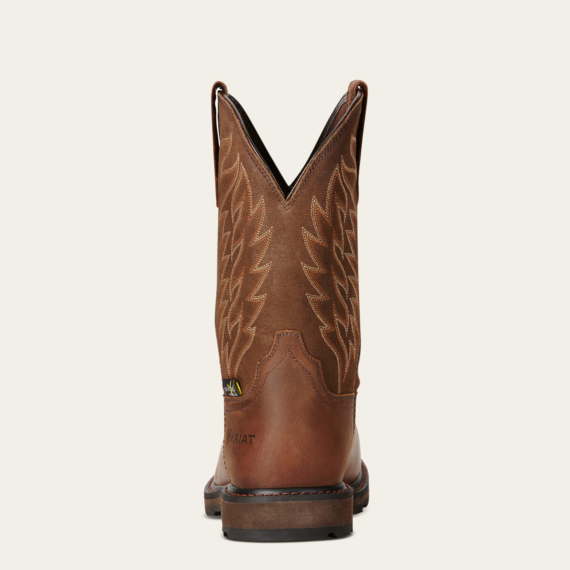 Groundbreaker Wide Square Toe MetGuard MetGuard Steel Toe Work Boot Men - BROWN