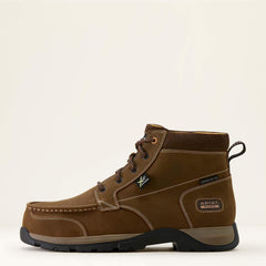 Edge Chukka 6" Metguard Composite Toe Work Boot Men - DARK BROWN