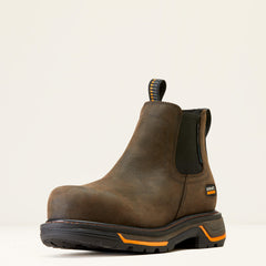 Big Rig Chelsea Waterproof Composite Toe Work Boot Men - IRON COFFEE