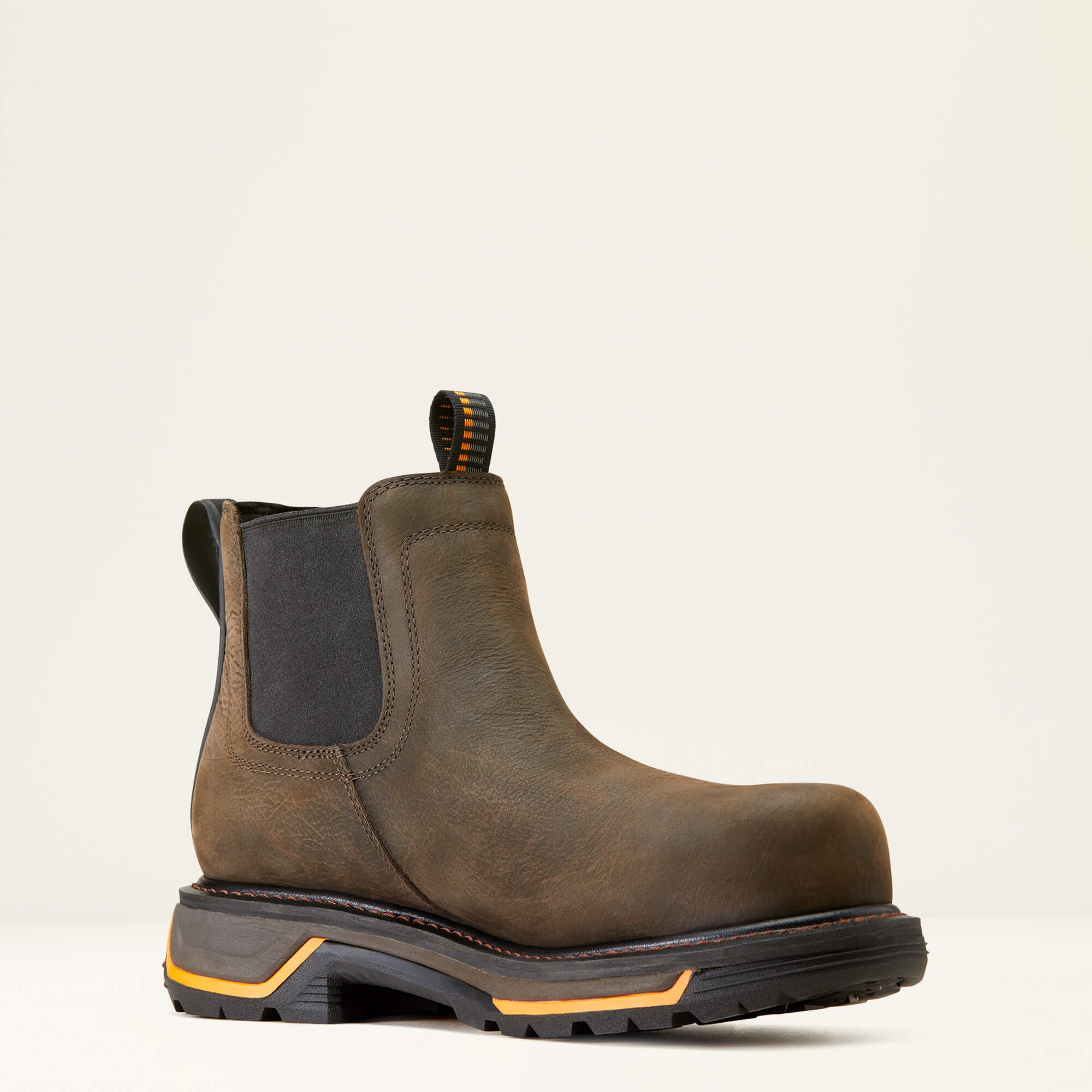 Big Rig Chelsea Waterproof Composite Toe Work Boot Men - IRON COFFEE
