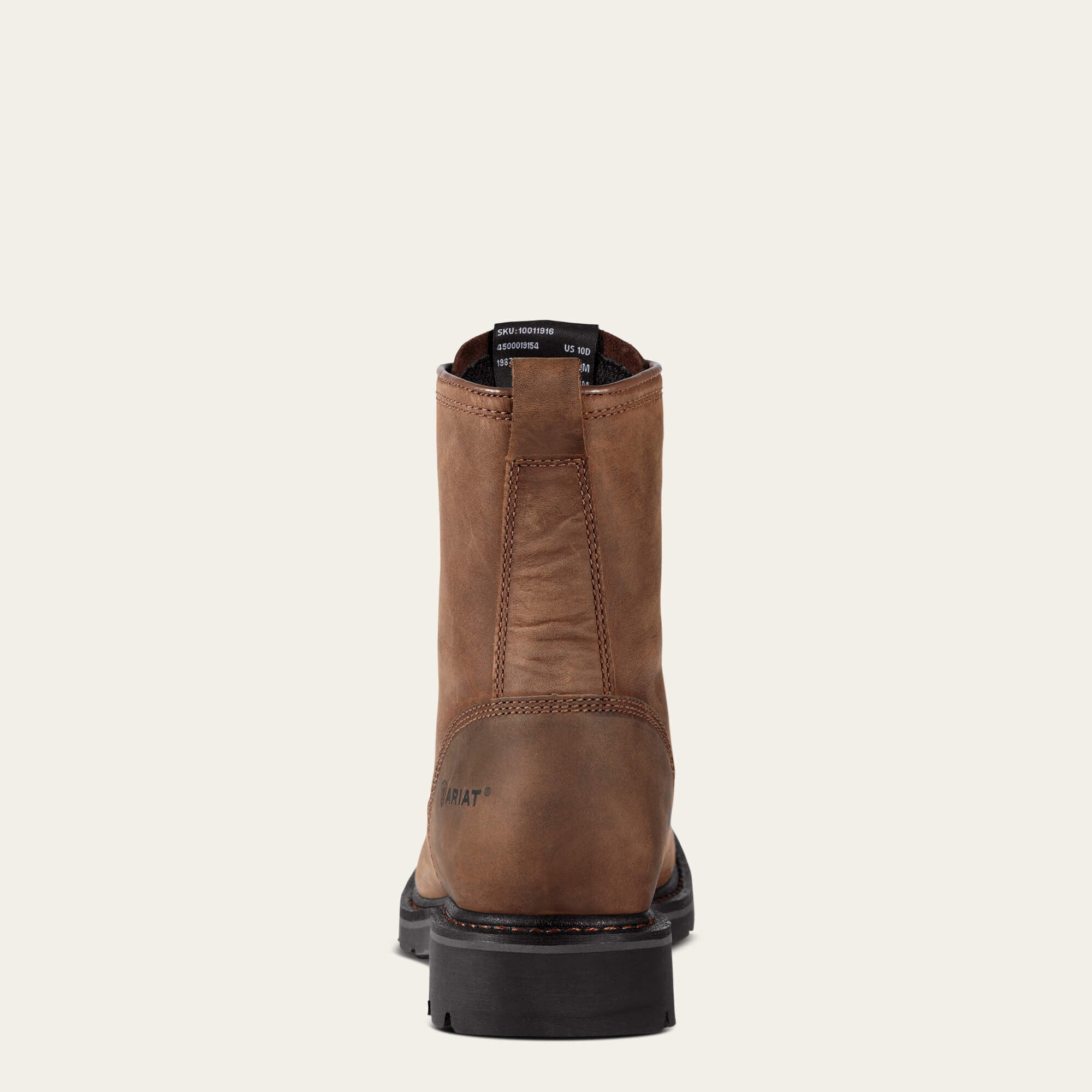 Cascade 8" Wide Square Toe Steel Toe Work Boot Men - ALAMO BROWN