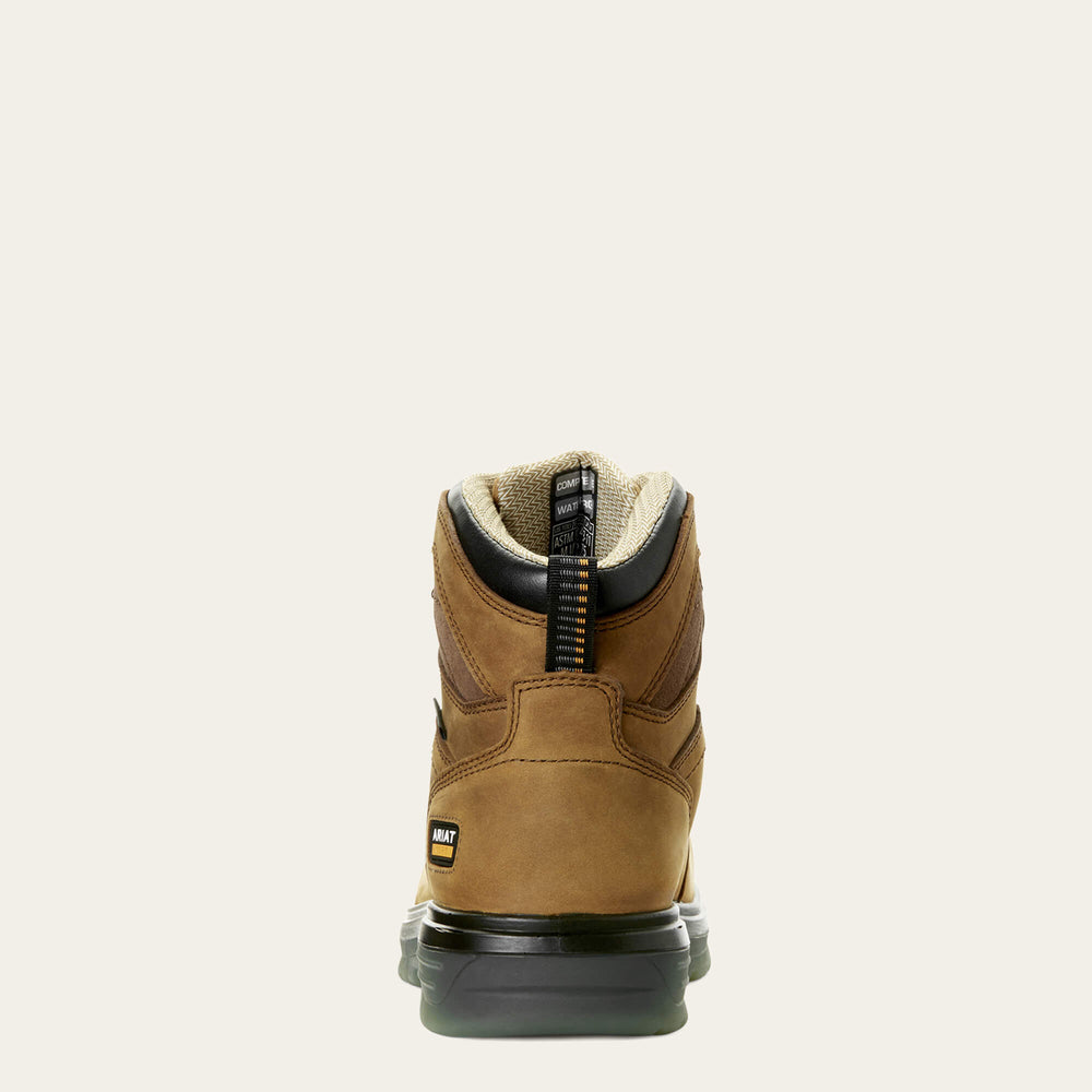 Turbo 6" Waterproof Carbon Toe Work Boot Men - AGED BARK