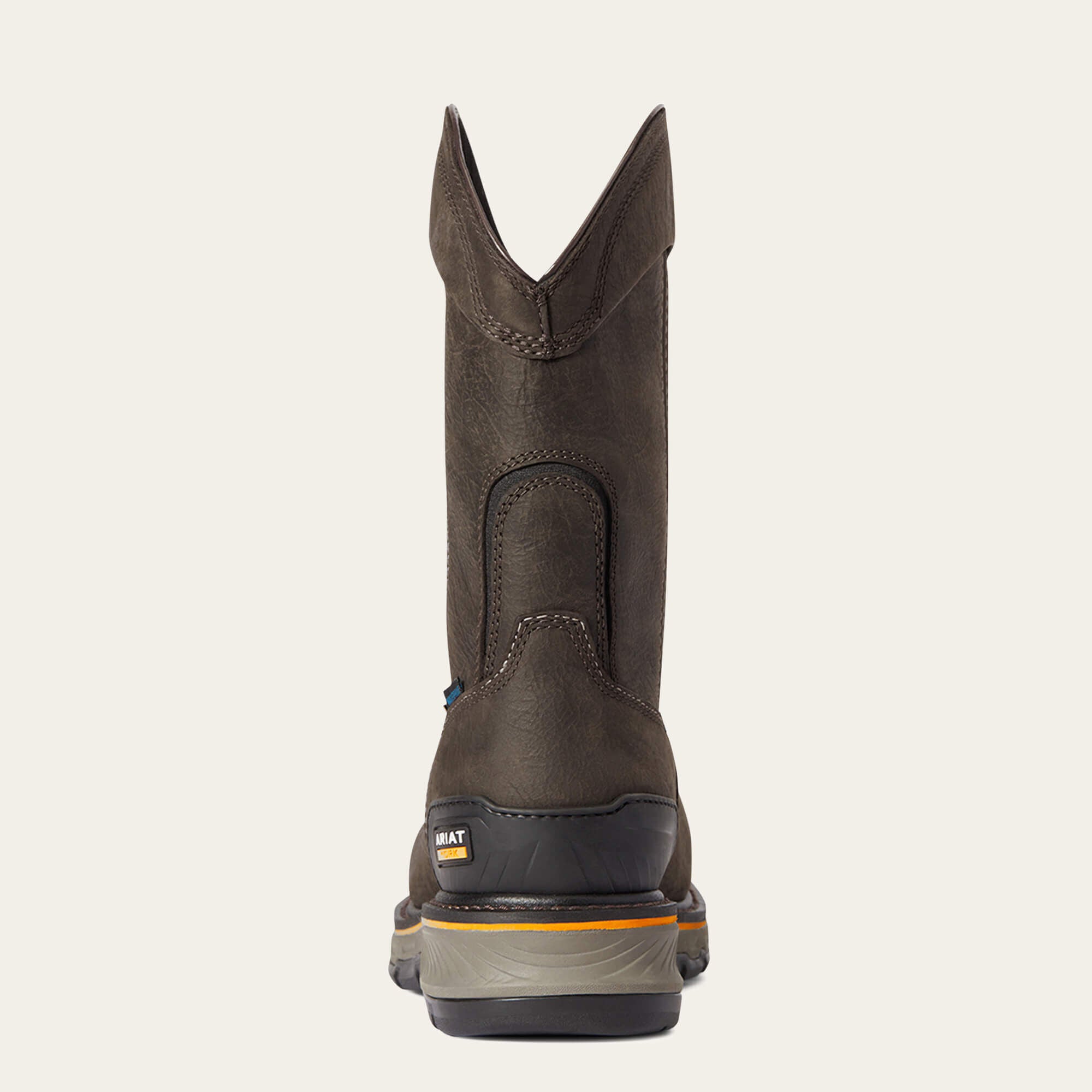 Stump Jumper Pull-On Waterproof Composite Toe Work Boot Men - IRON COFFEE