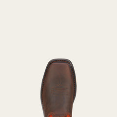 WorkHog Wide Square Toe Work Boot Men - DARK EARTH