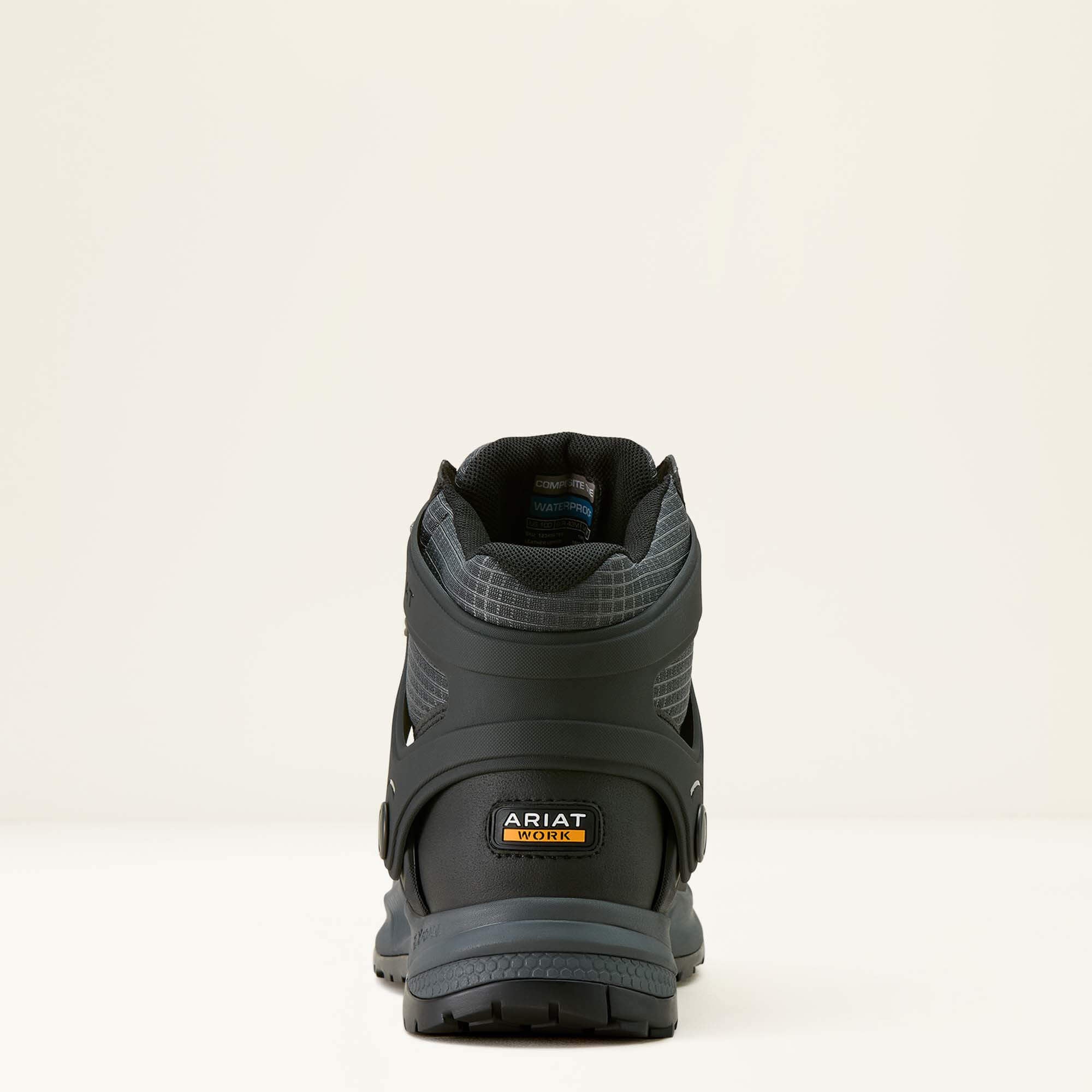 Outpace Shift 6" Waterproof Composite Toe Work Boot Men - BLACK/DARK GREY