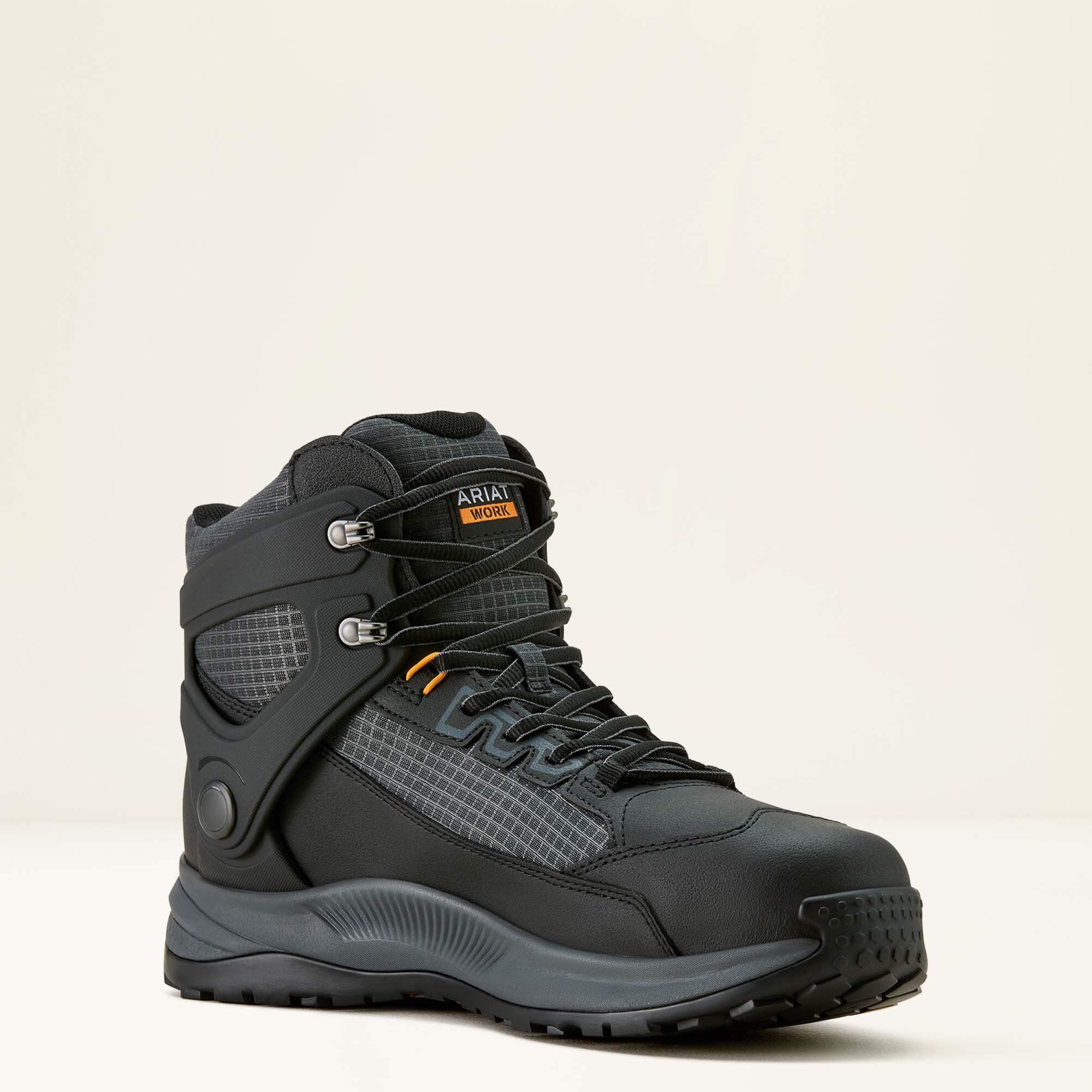 Outpace Shift 6" Waterproof Composite Toe Work Boot Men - BLACK/DARK GREY