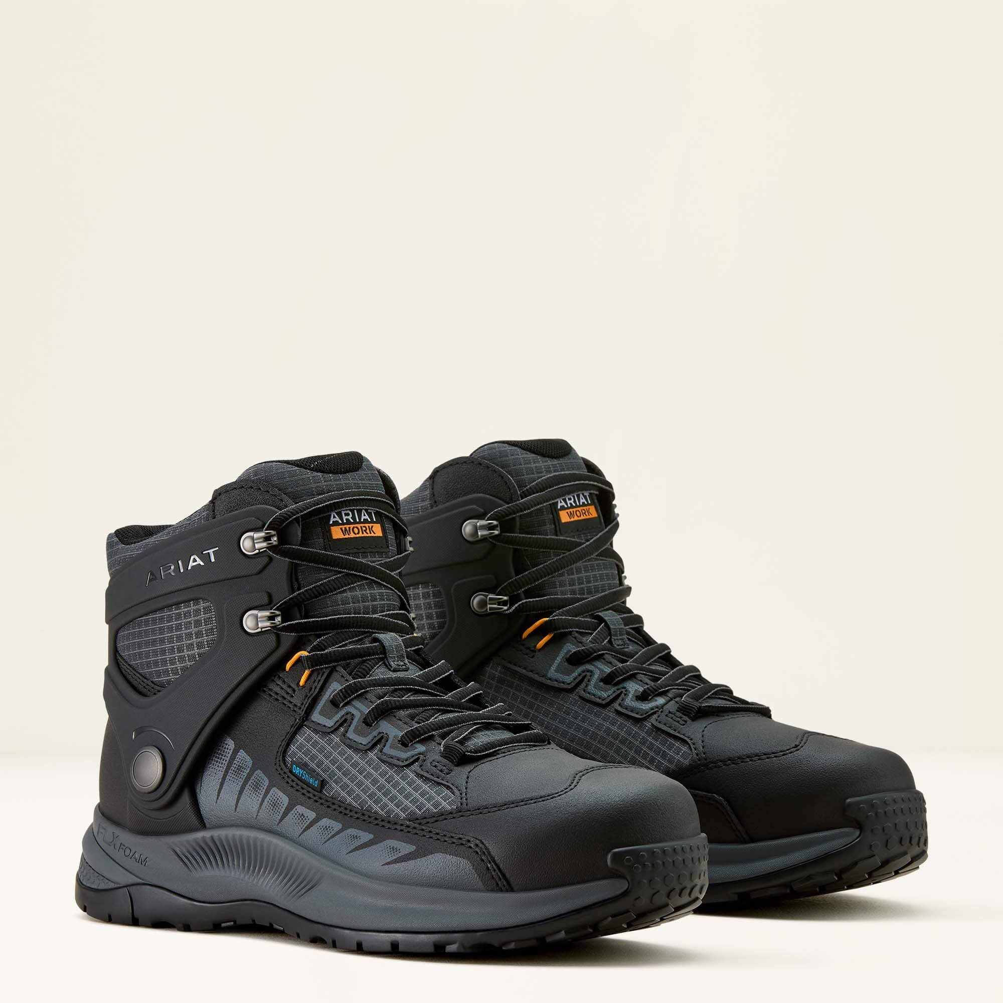 Outpace Shift 6" Waterproof Composite Toe Work Boot Men - BLACK/DARK GREY