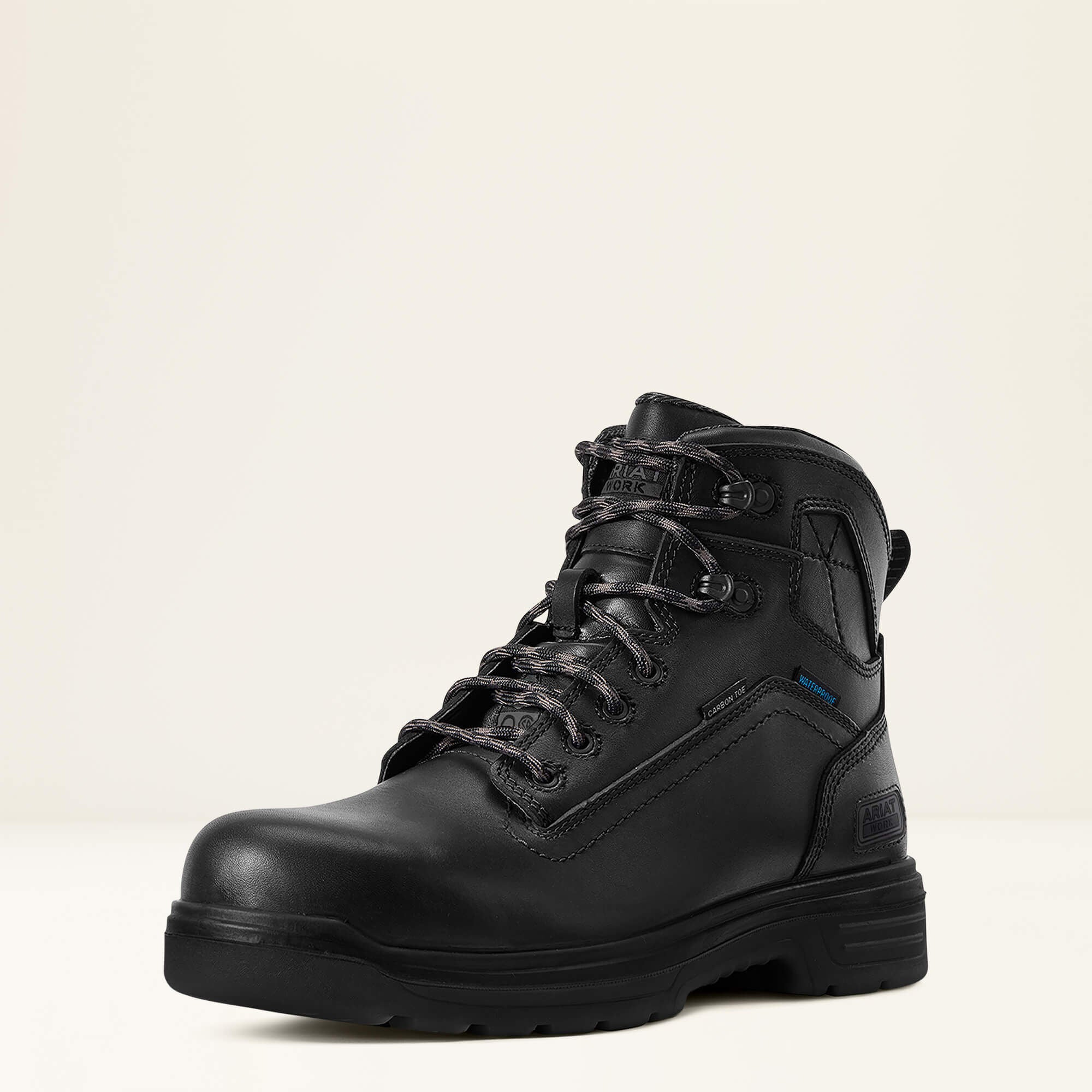 Turbo 6" H2O CSA Carbon Toe Work Boot Men - BLACK