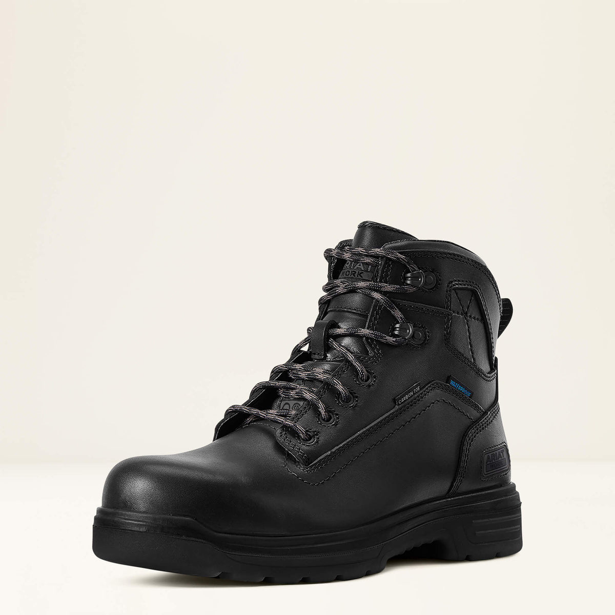 Turbo 6" H2O CSA Carbon Toe Work Boot Men - BLACK