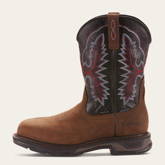 WorkHog XT Waterproof Carbon Toe Work Boot Men - OILY DISTRESSED BROWN