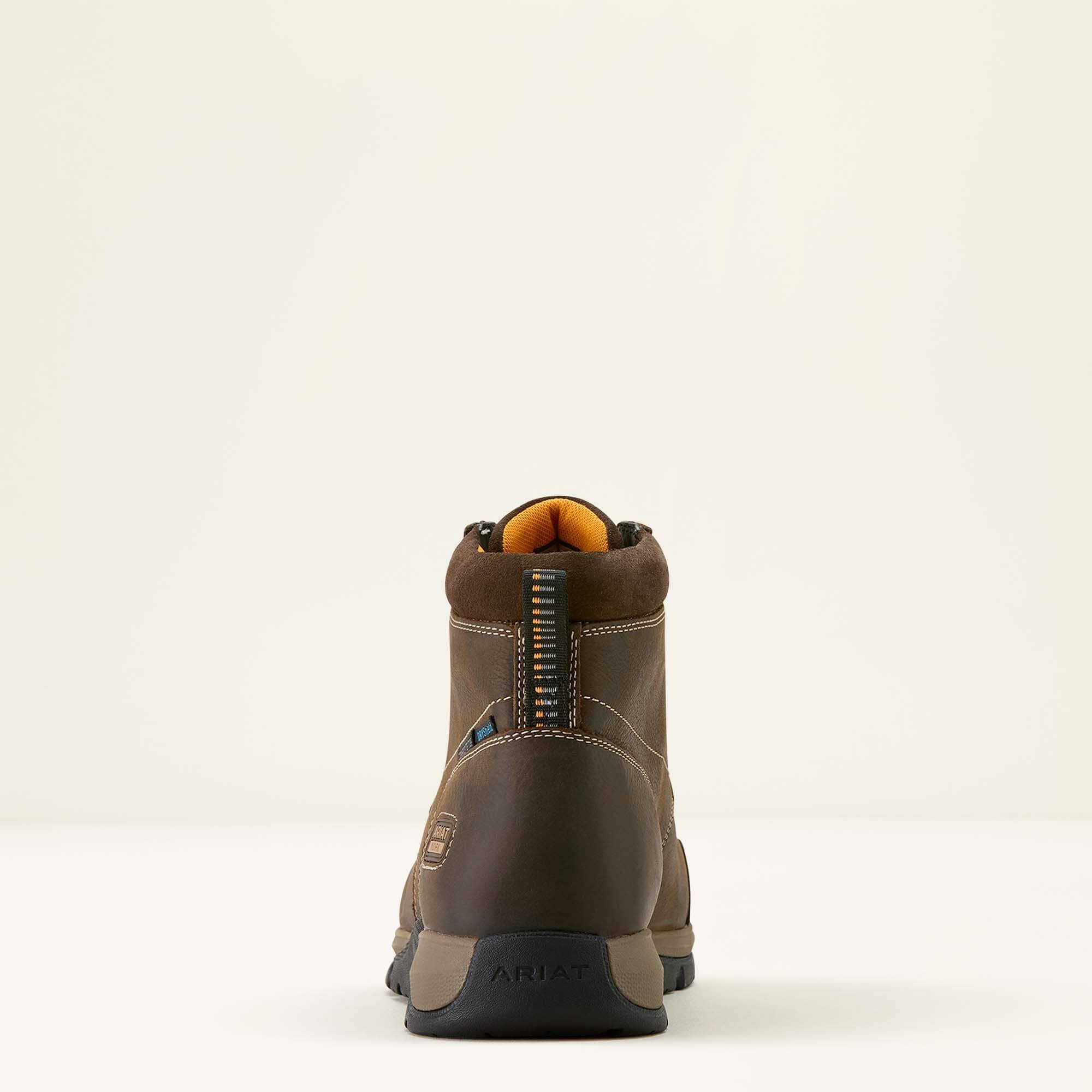 Edge Chukka 6" Waterproof Composite Toe Work Boot Men - DARK BROWN
