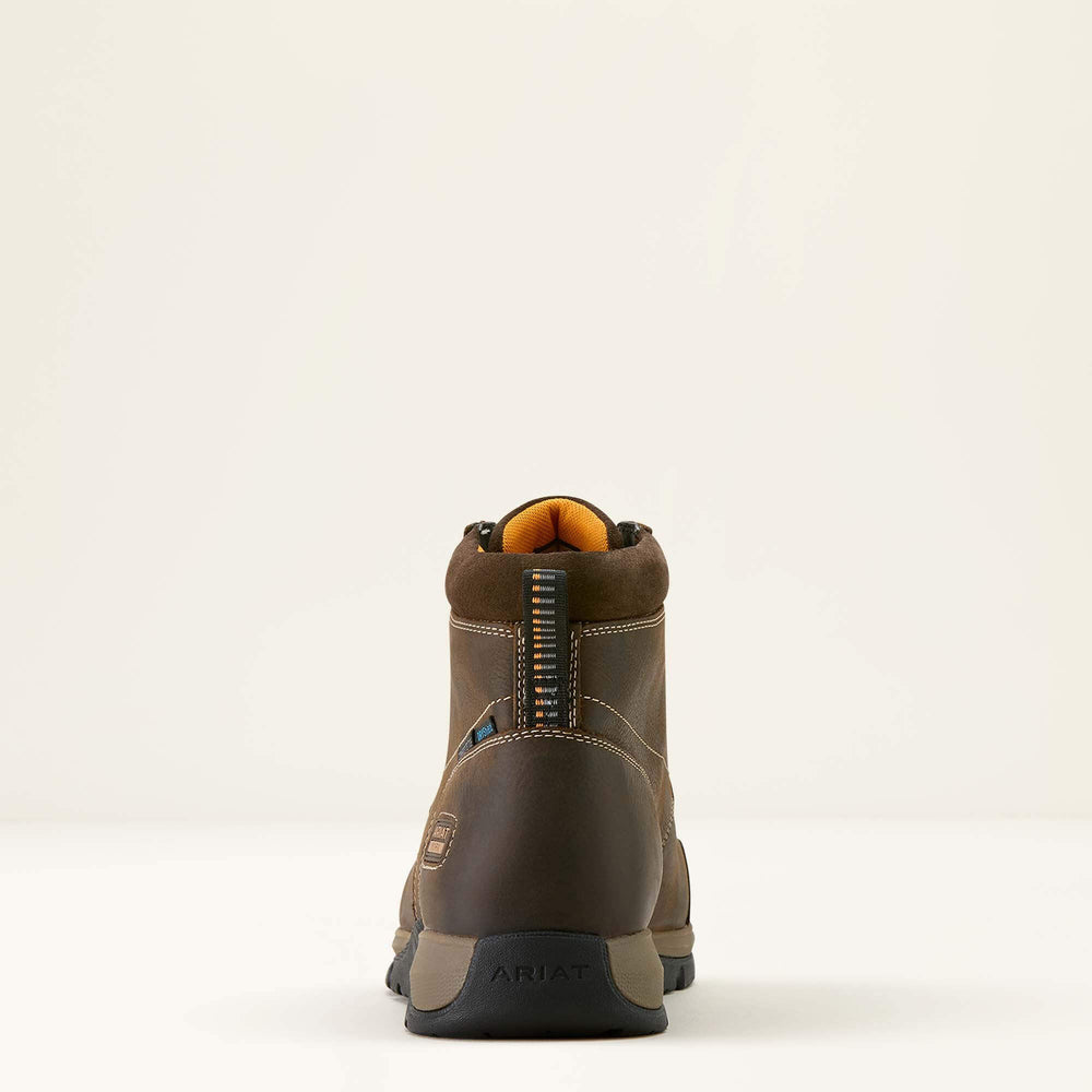 Edge Chukka 6" Waterproof Composite Toe Work Boot Men - DARK BROWN