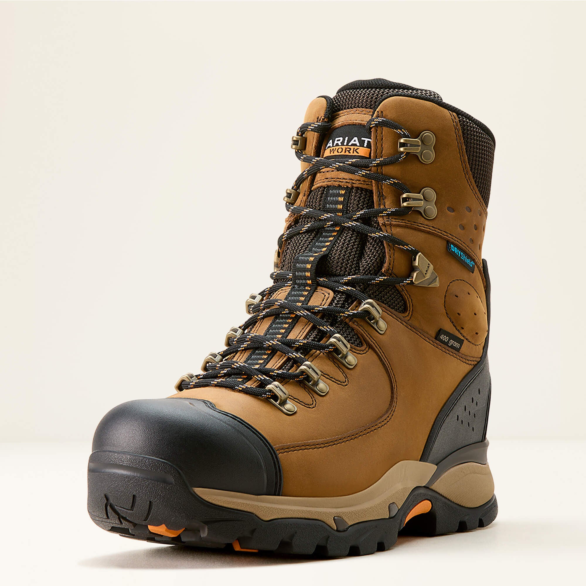 Endeavor 8" Waterproof Insulated Work Boot Men - DUSTED BROWN