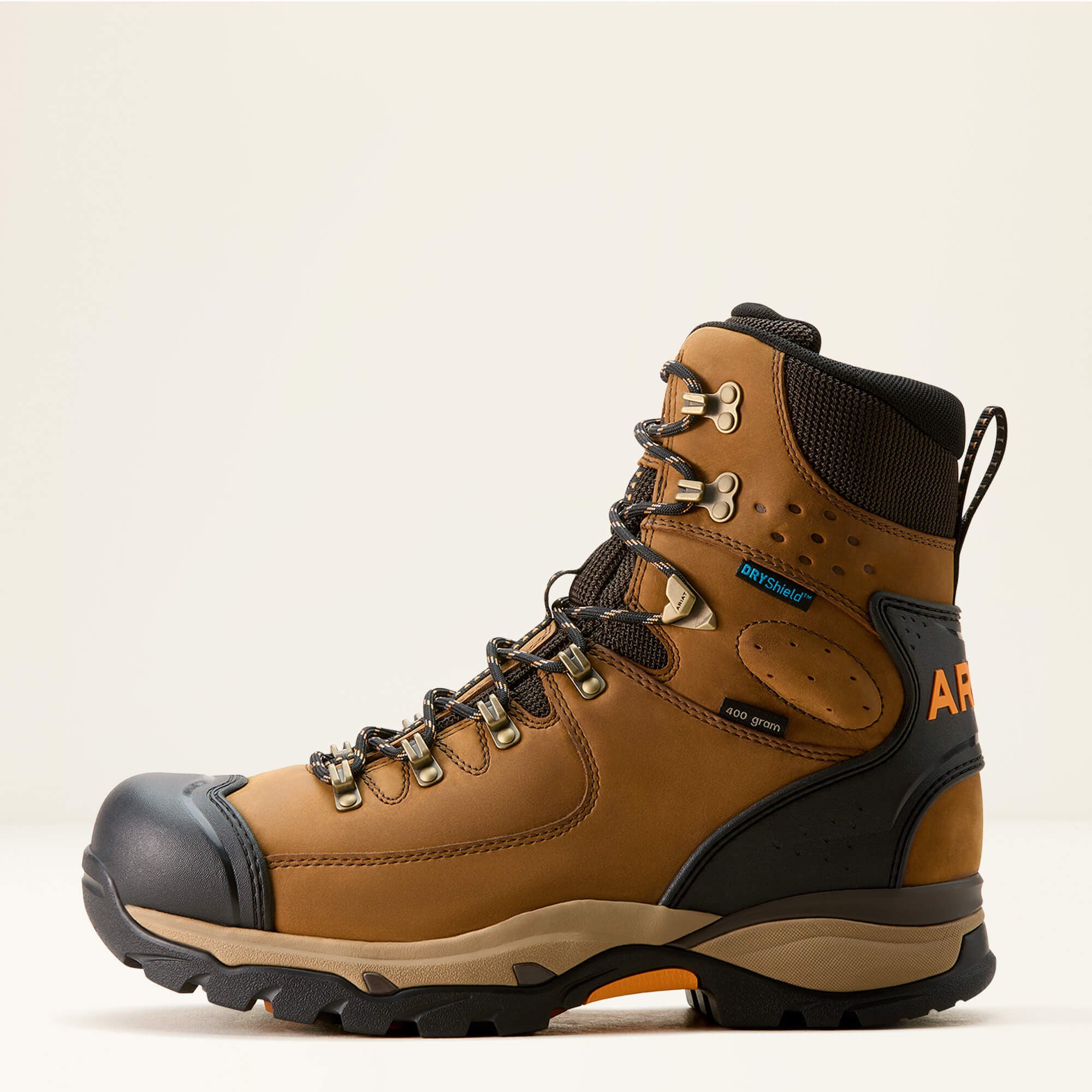 Endeavor 8" Waterproof Insulated Work Boot Men - DUSTED BROWN