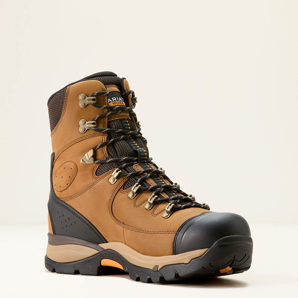 Endeavor 8" Waterproof Insulated Work Boot Men - DUSTED BROWN