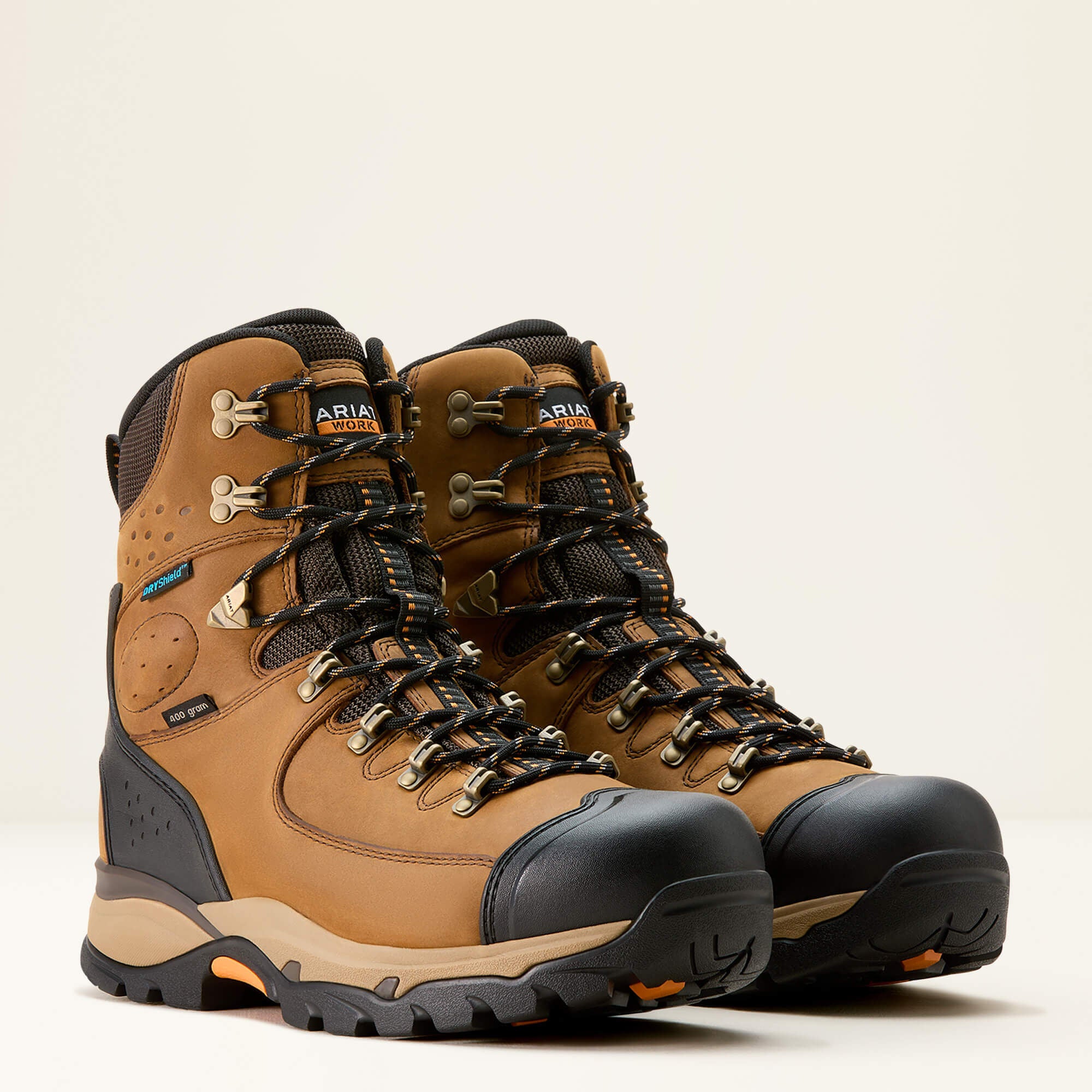 Endeavor 8" Waterproof Insulated Work Boot Men - DUSTED BROWN