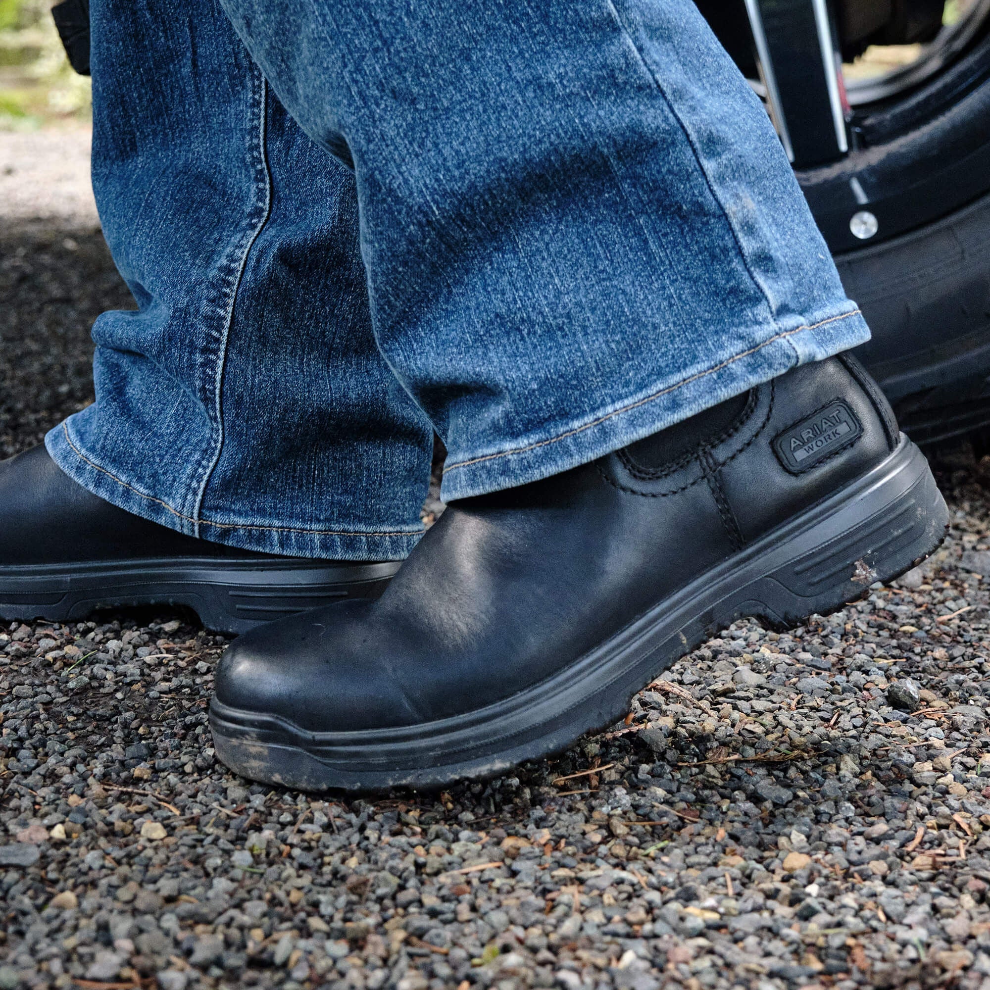 Turbo Chelsea Waterproof Work Boot Men - ALL BLACK