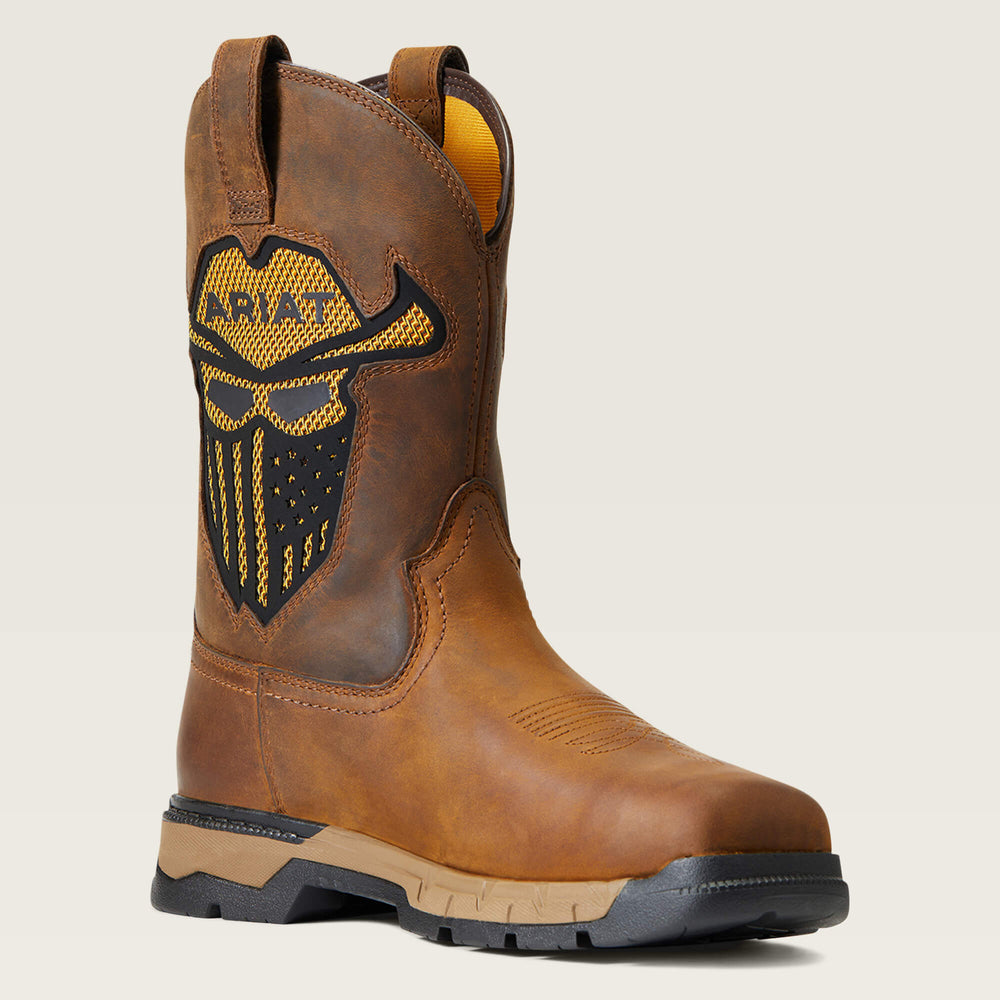 Rebar Flex Western VentTEK Incognito Work Boot Men - DARK EARTH