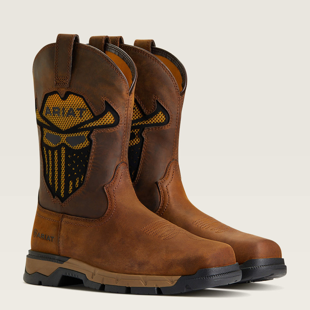 Rebar Flex Western VentTEK Incognito Work Boot Men - DARK EARTH