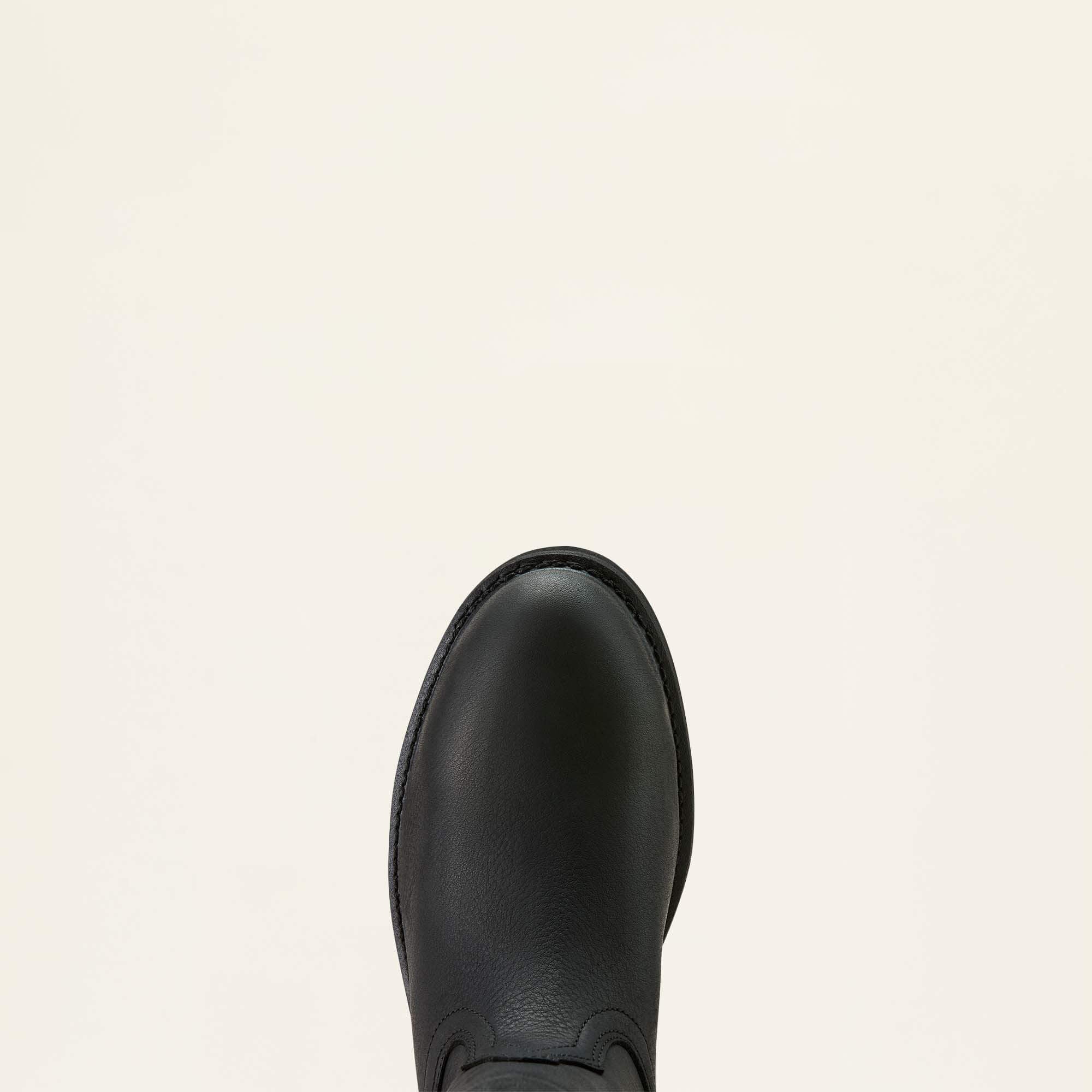 Sierra Waterproof Roper Toe Steel Toe Work Boot Men - BLACK