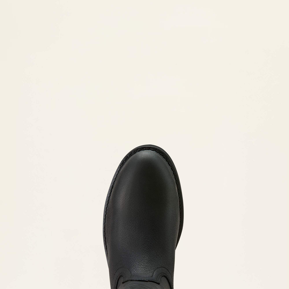 Sierra Waterproof Roper Toe Steel Toe Work Boot Men - BLACK