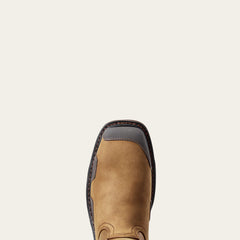 OverDrive Wide Square Toe Composite Toe Work Boot Men - ALAMO BROWN