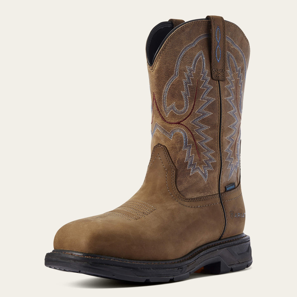 WorkHog XT Waterproof Work Boot Men - DISTRESSED BROWN