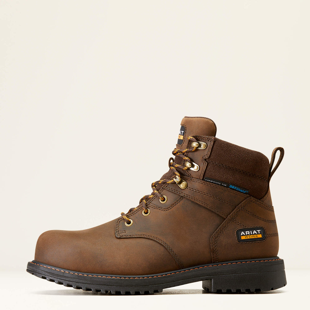 RigTEK 6" CSA Waterproof Composite Toe Work Boot Men - OILY DISTRESSED BROWN/OILY DISTRESSED BR