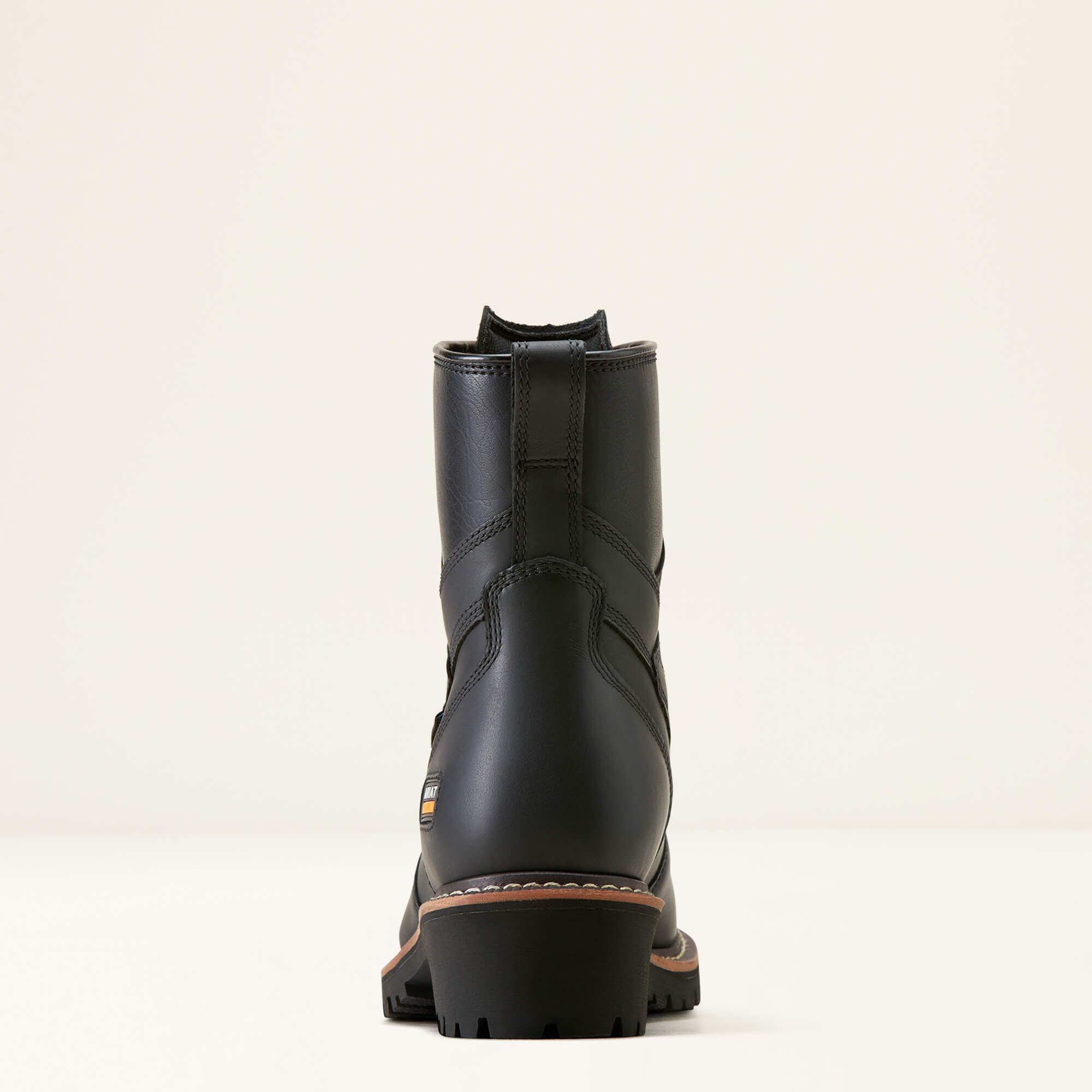 Logger Shock Shield Waterproof Work Boot Men - BLACK