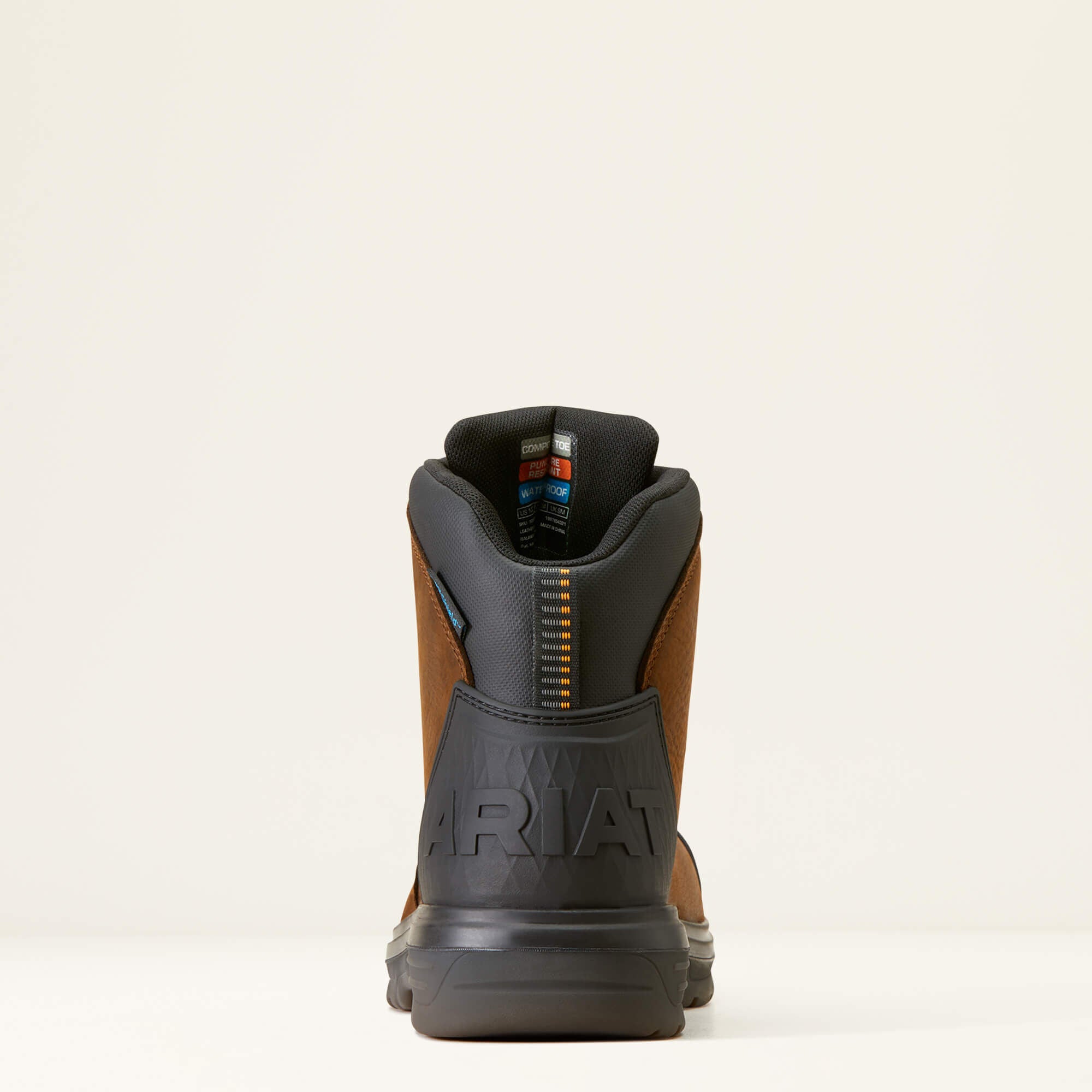 Turbo Outlaw 6" CSA Waterproof Carbon Toe Work Boot Men - RICH BROWN