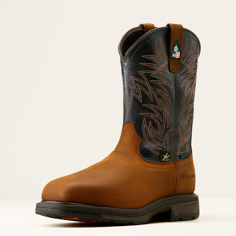 WorkHog MetGuard CSA Waterproof Composite Toe Work Boot Men - DARK COPPER/MIDNIGHT BLUE