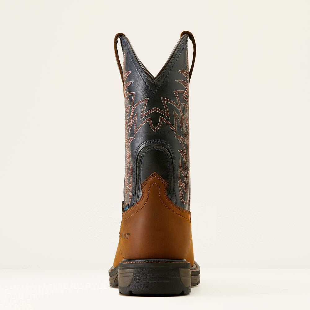 WorkHog MetGuard CSA Waterproof Composite Toe Work Boot Men - DARK COPPER/MIDNIGHT BLUE