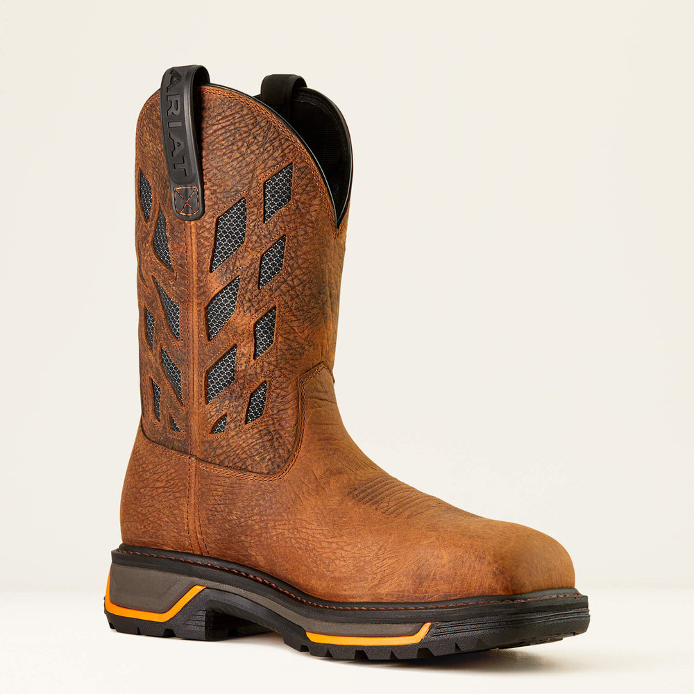 Big Rig Tread VentTEK Composite Toe Work Boot Men - EARTH/GRAPHITE