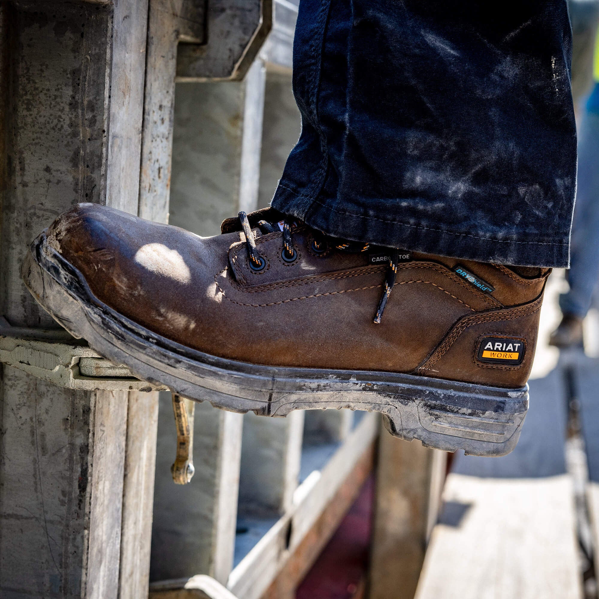Turbo 6" CSA Waterproof Carbon Toe Work Boot Men - RICH BROWN