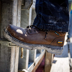 Turbo 6" CSA Waterproof Carbon Toe Work Boot Men - RICH BROWN
