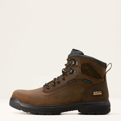Turbo 6" CSA Waterproof Carbon Toe Work Boot Men - RICH BROWN