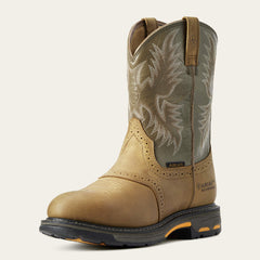 WorkHog Waterproof Work Boot Men - AGED BARK