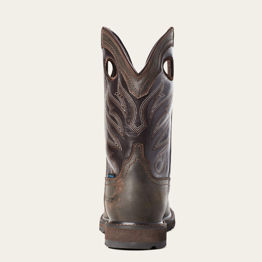 Groundwork Waterproof Work Boot Men - DARK BROWN