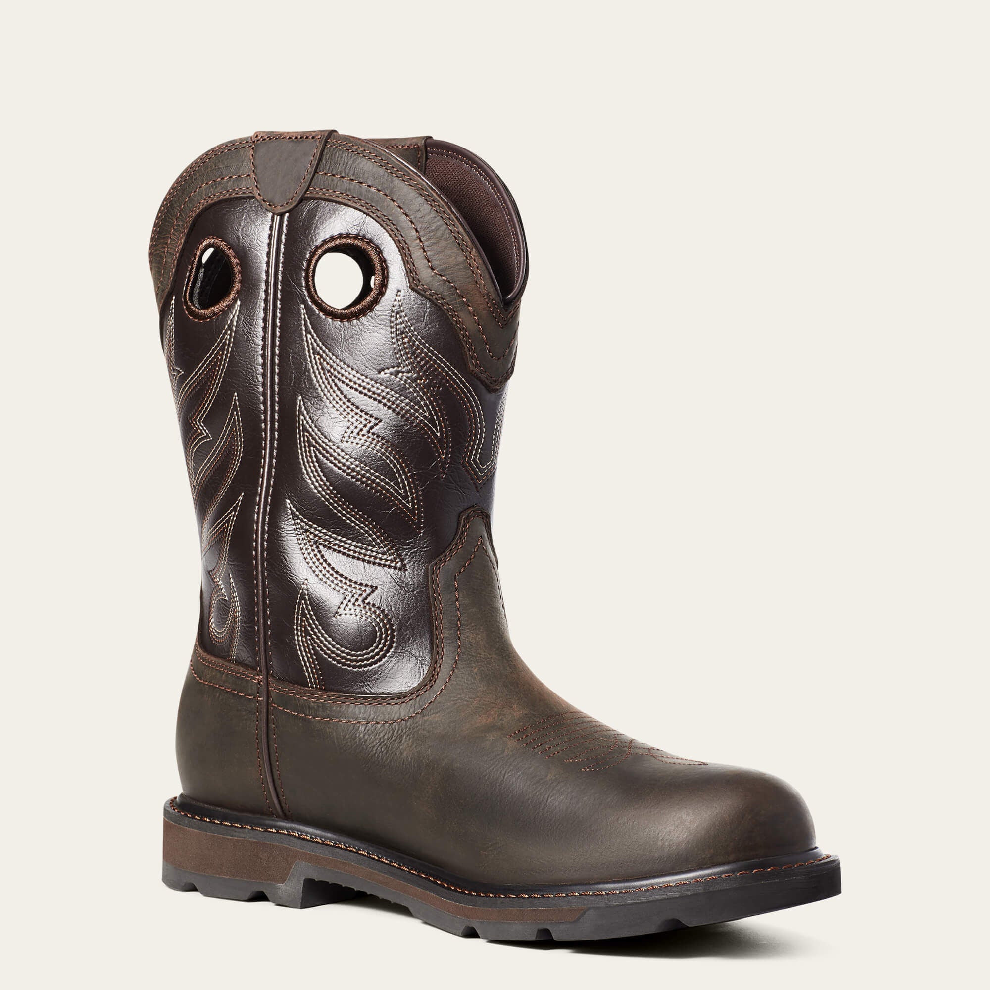 Groundwork Waterproof Work Boot Men - DARK BROWN