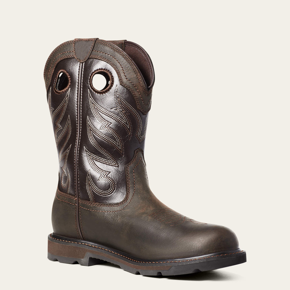 Groundwork Waterproof Work Boot Men - DARK BROWN